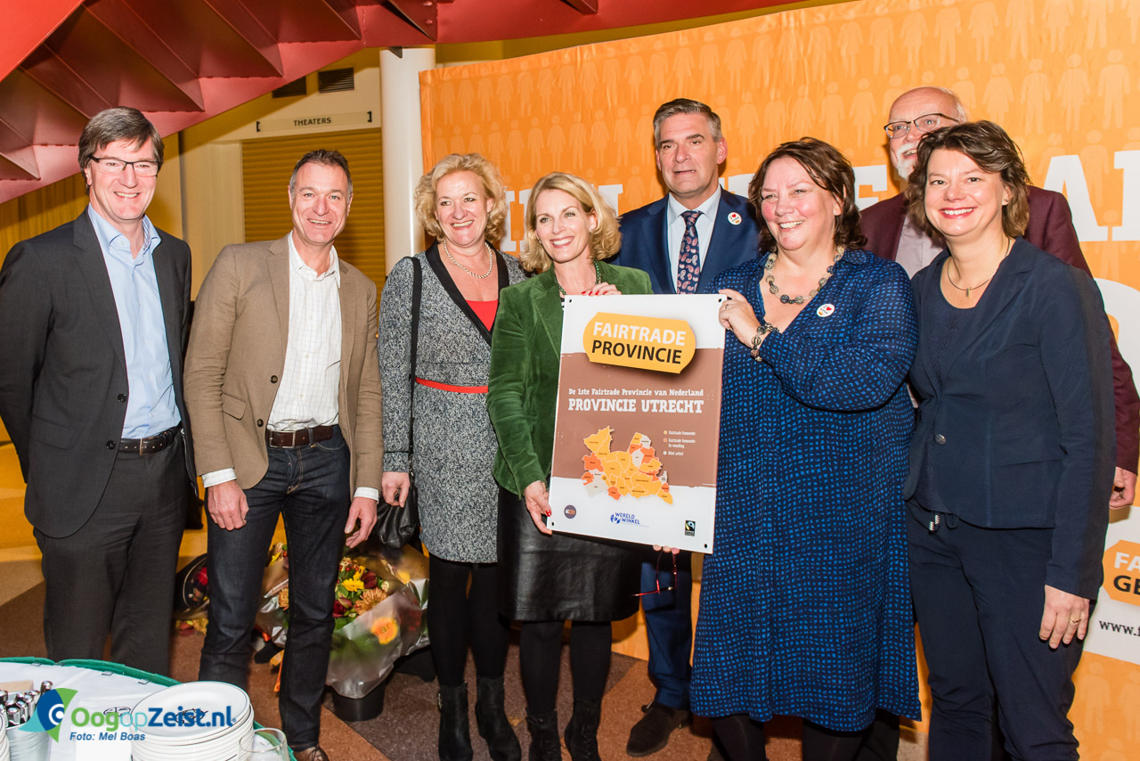 Wethouders van verschillende Utrechtse Fairtrade gemeentes