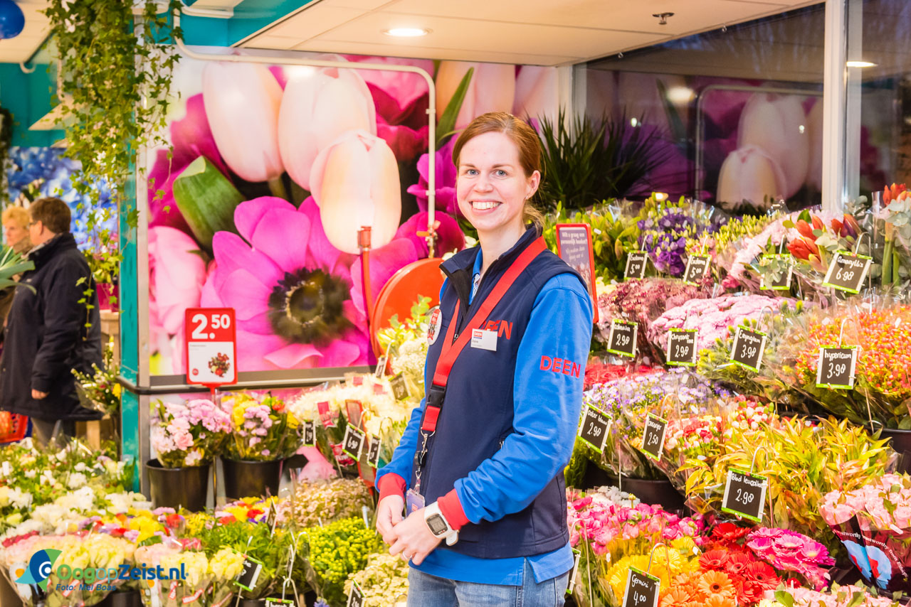 Een uitgebreide bloemen afdeling is kenmerkend voor Deen