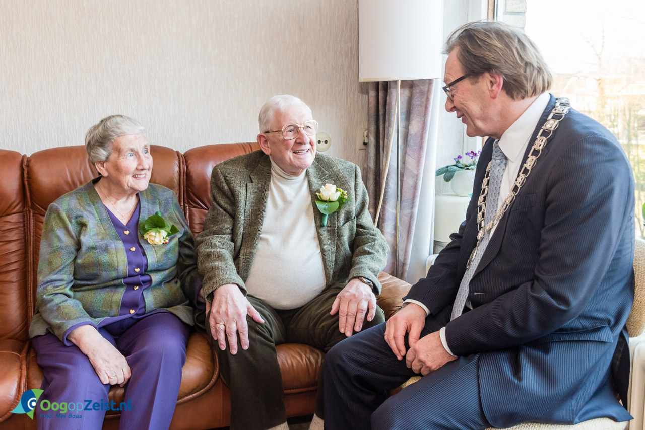 Schrikkeldag bruiloft: Al 60 jaar een bankstel echtpaar Van Es