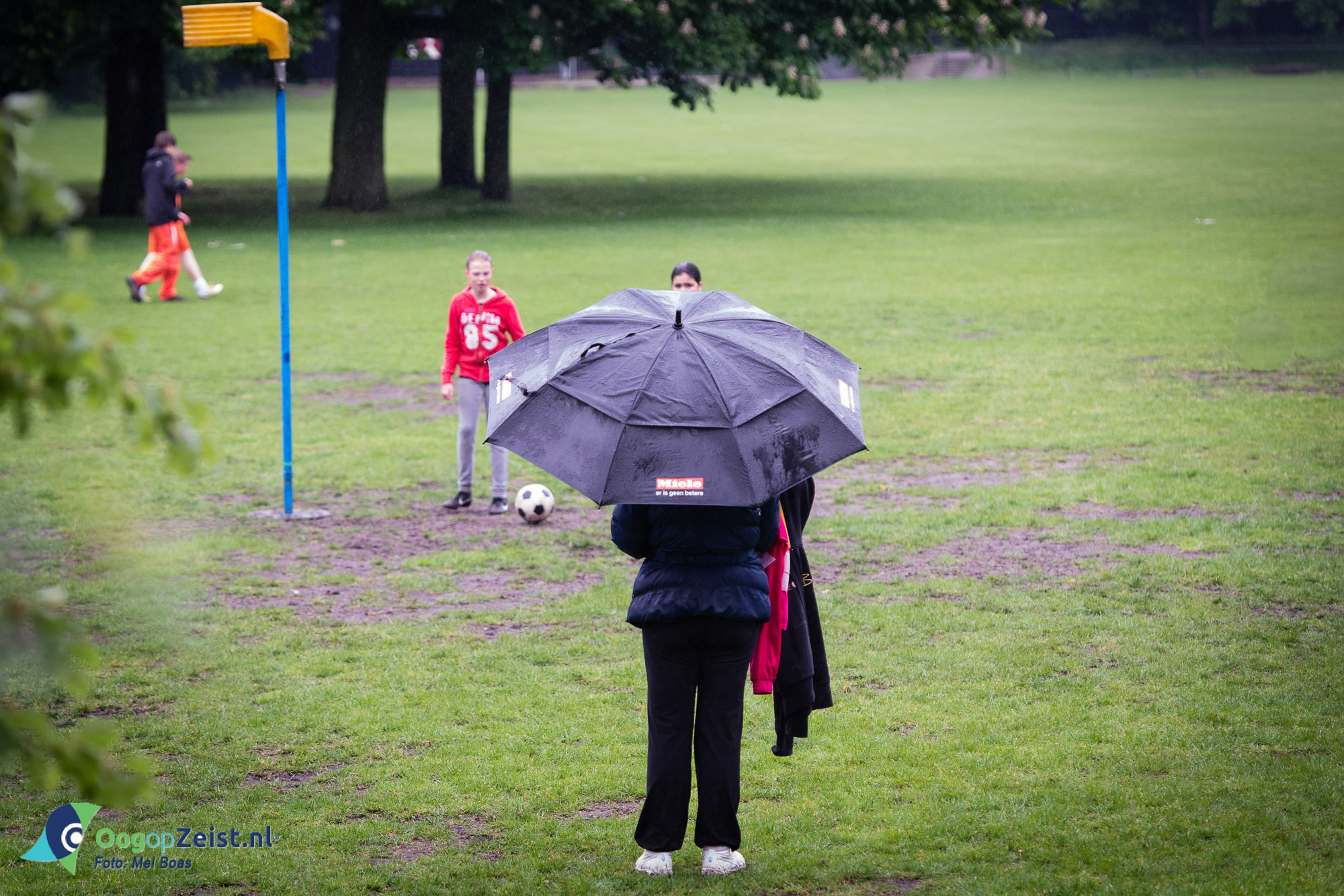 Regen bij RDZ op het Bisonveld