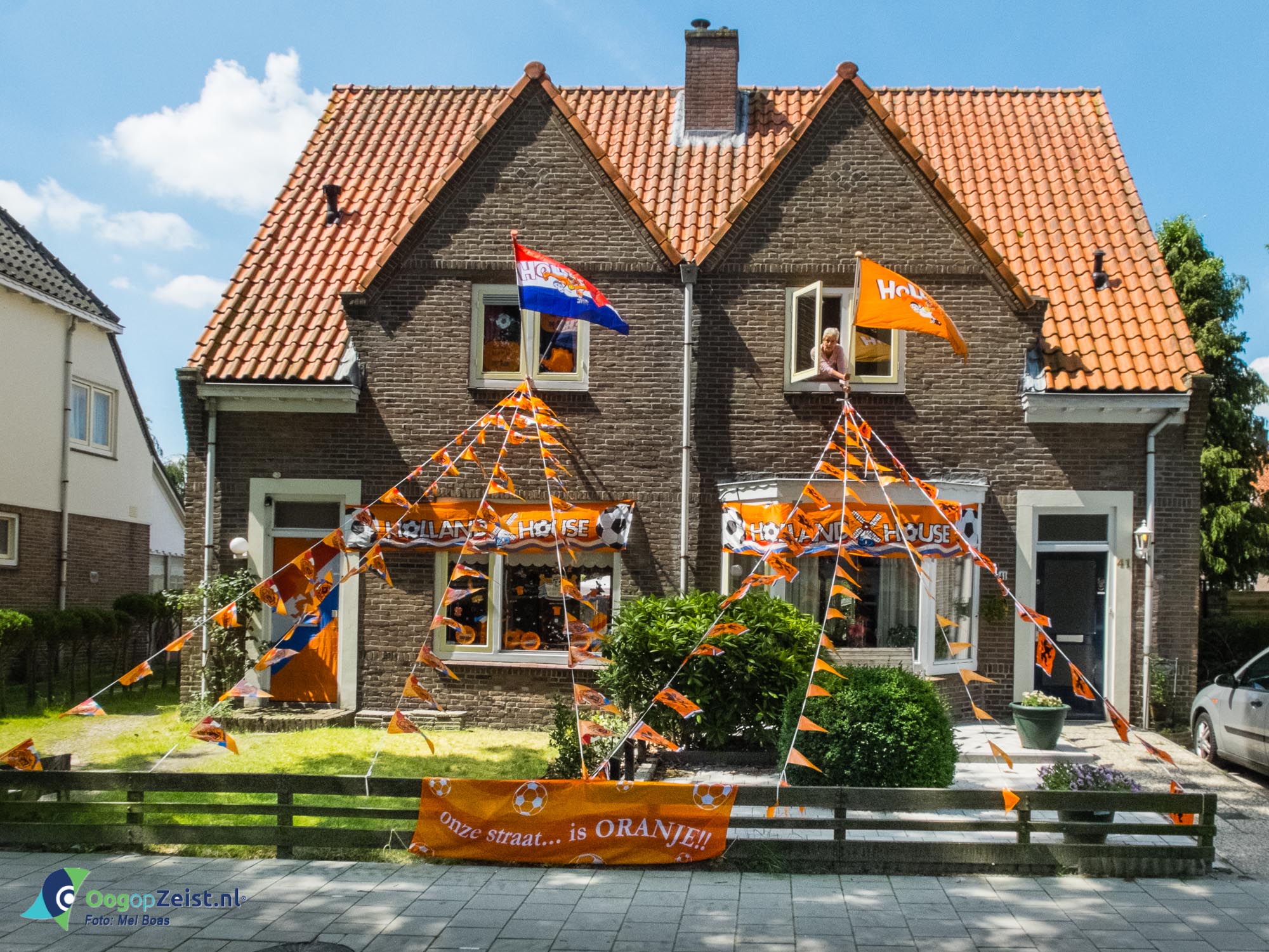 Goede buren op de panweg Het oranje gevoel van.... de panweg