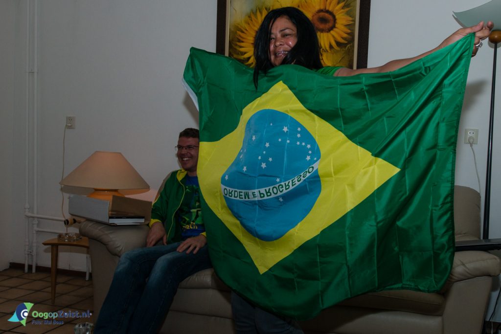 Lumardi juicht bij de winst van Brazilië