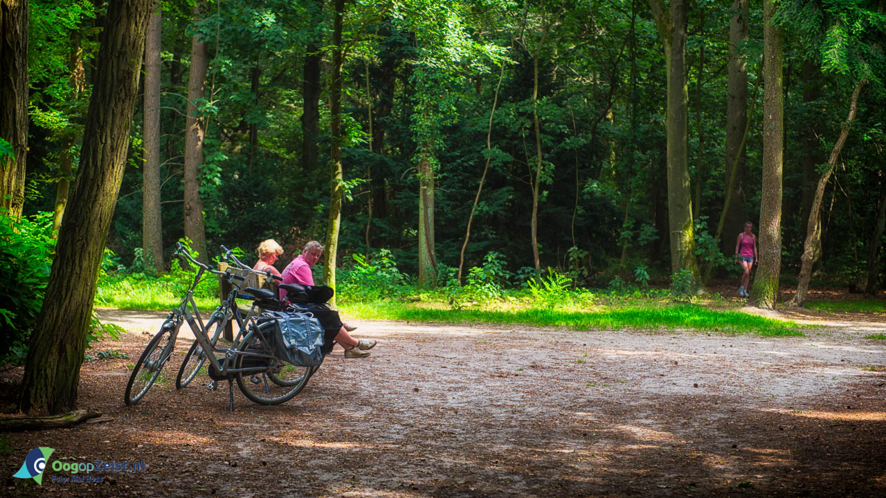 Even uitlbazen na een fietstochtje