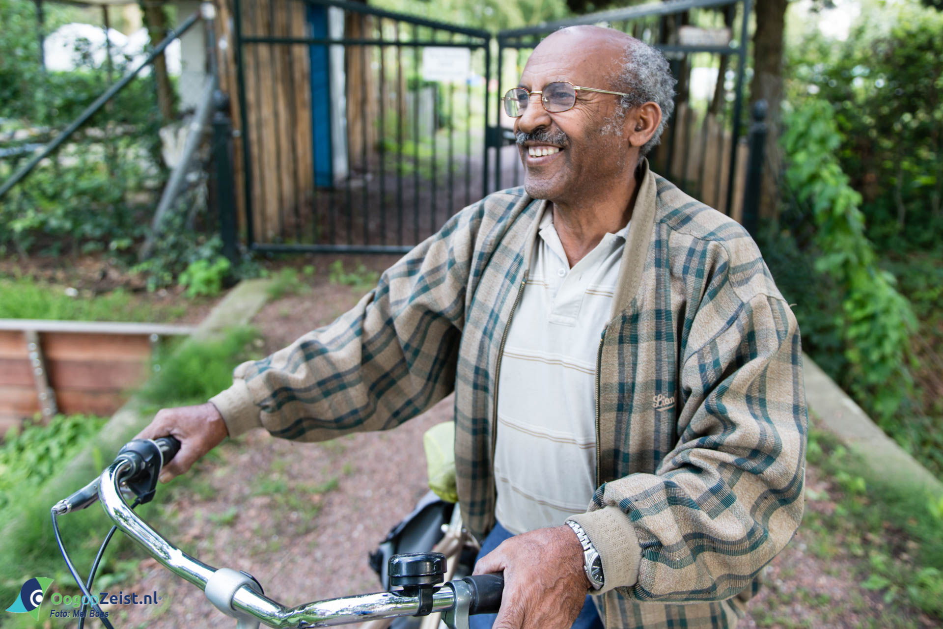 Youssef uit Eritrea heeft een volkstuintje