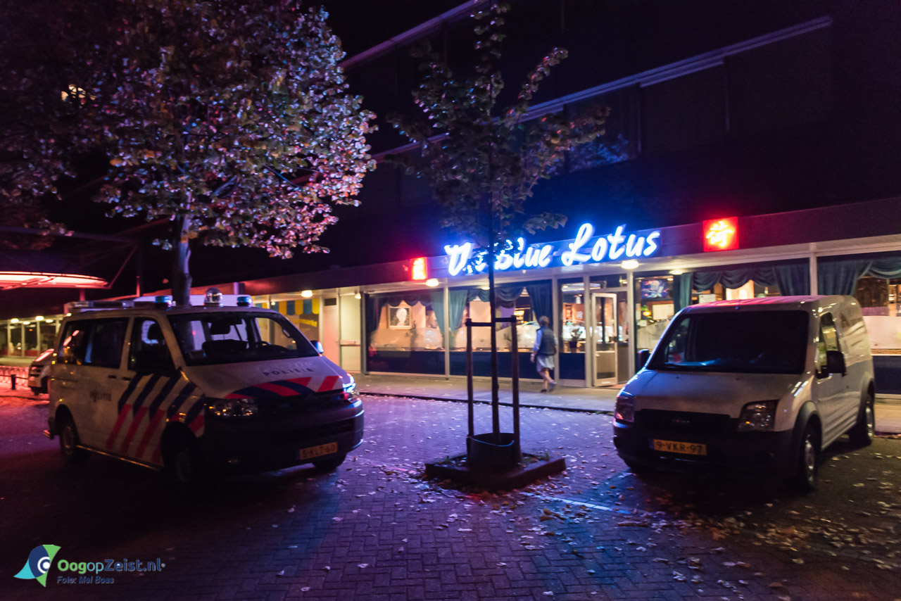 Overval op Restaurant de Blauwe Lotus in Zeist