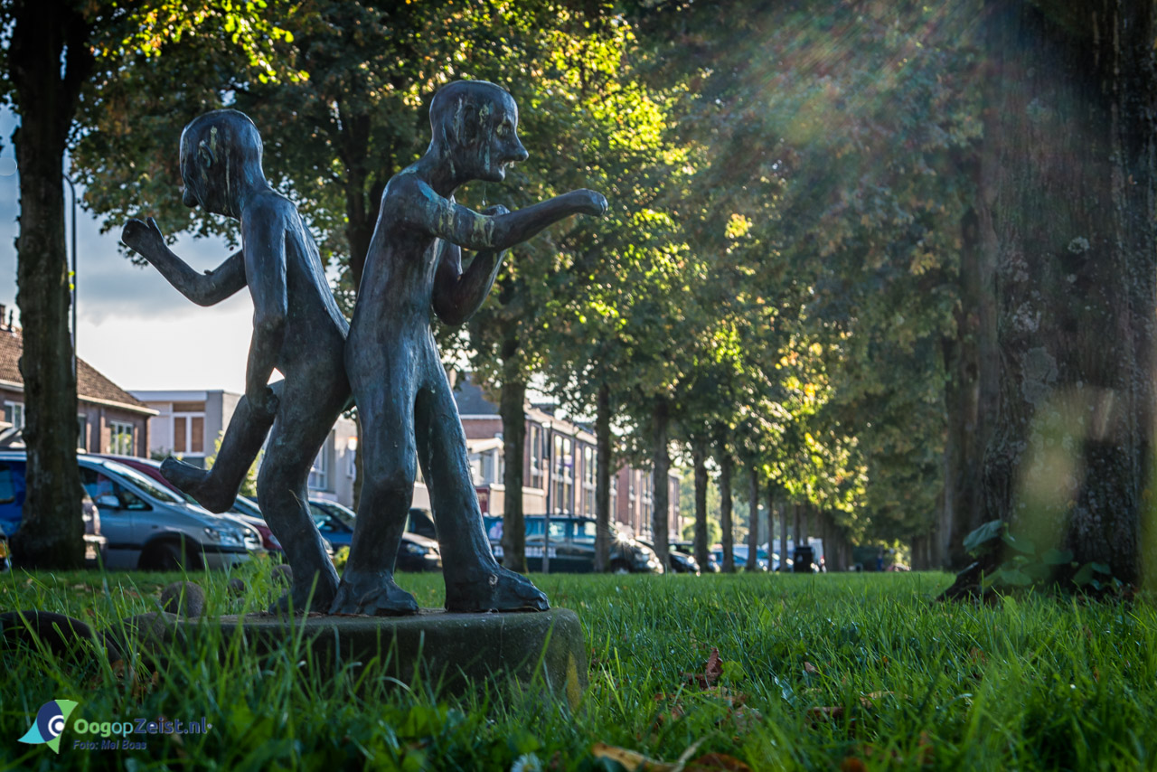 Mannetjes op de Johan van Oldebarneveldlaan
