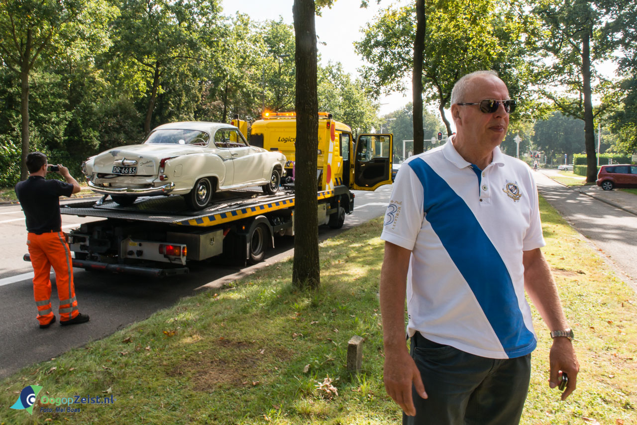Aanrijding op de Utrechtseweg met klassieke auto
