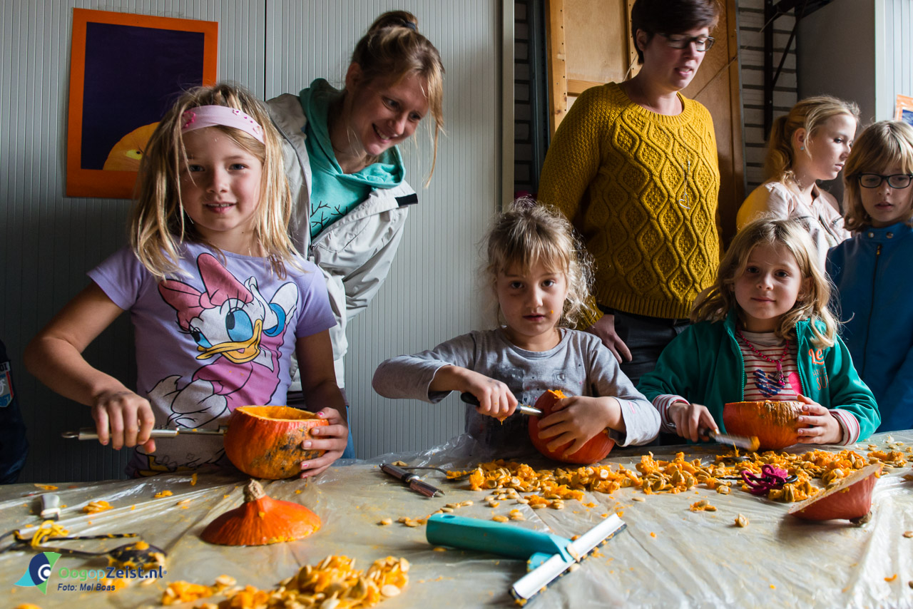 Pompoenlampion maken