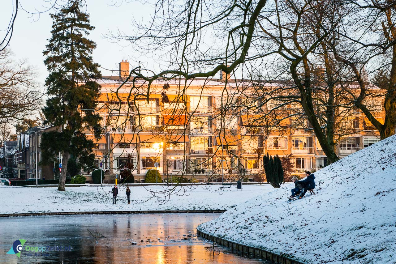 Het ijs is nog veel te dun in het wilheminapark