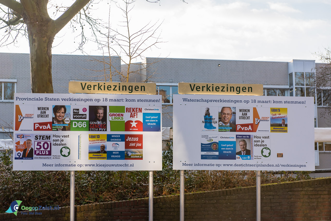 Verkiezingsposter opprikbord