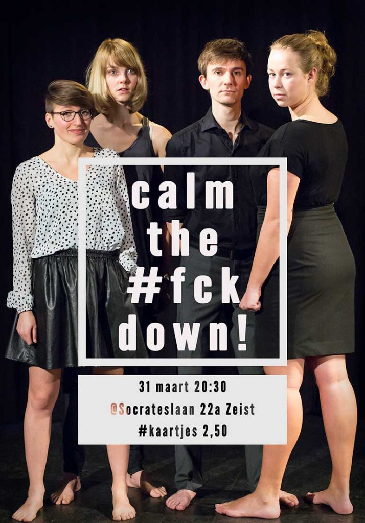 Poster calm the #fck down