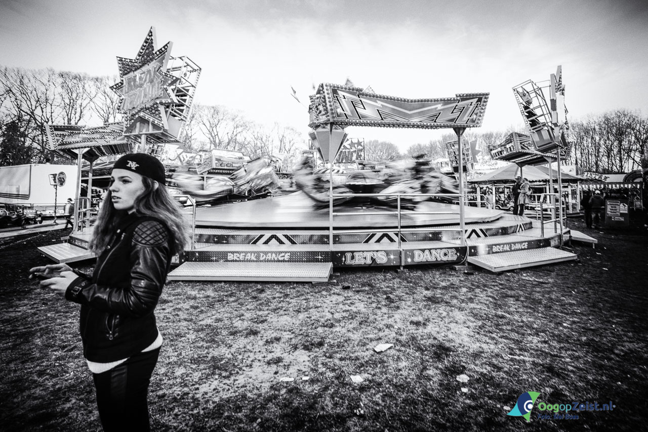 Paaskermis op de kampweg in Soesterberg