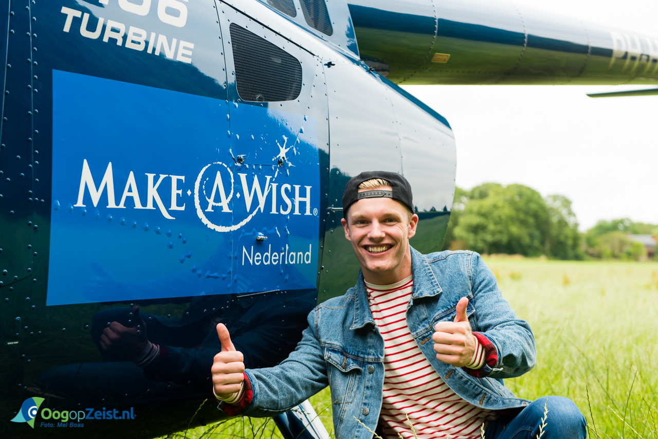 Enzo Knol op pad voor Make a Wish