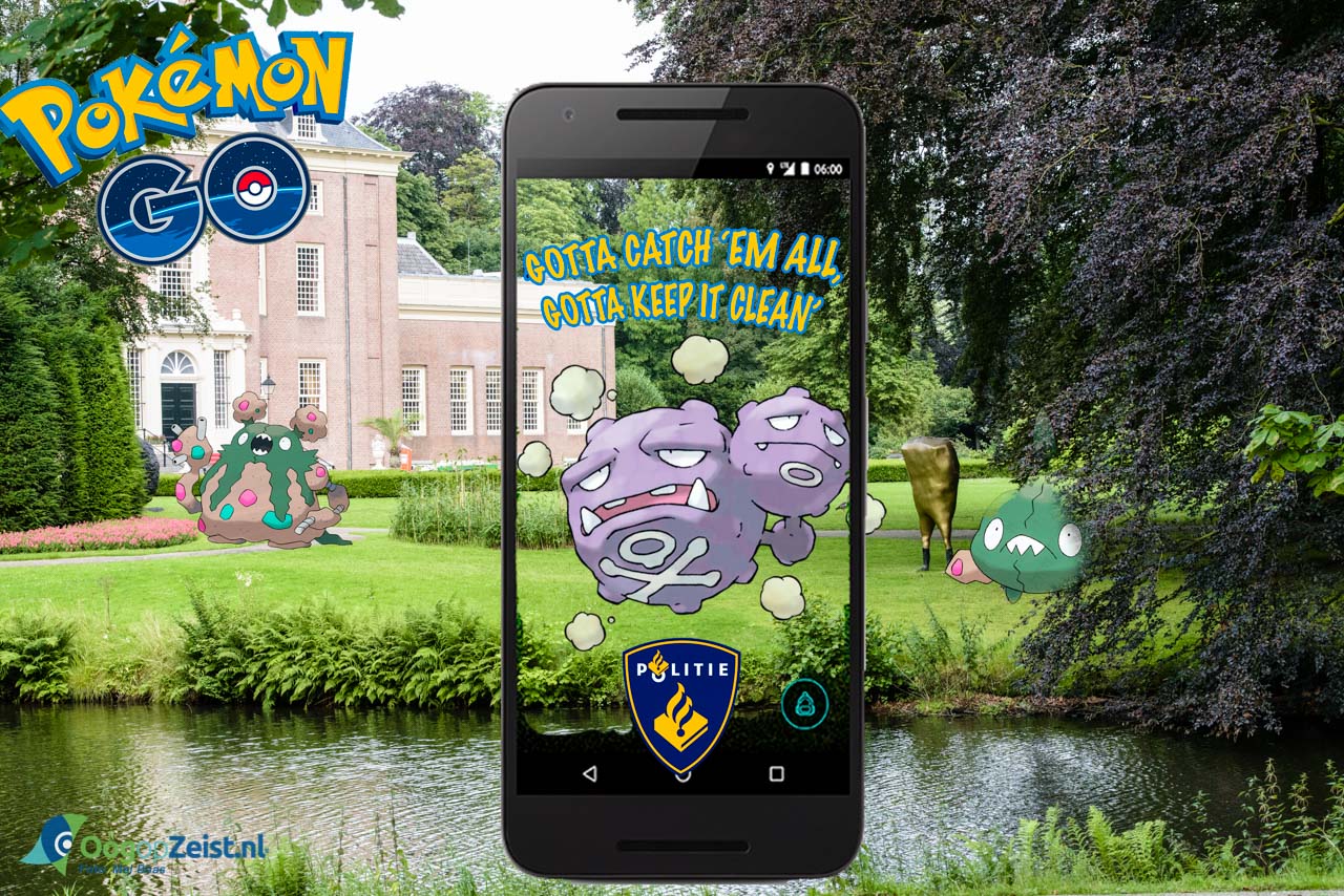 Pokemon Go' Gotta Catch 'em all, Gotta keep it clean.