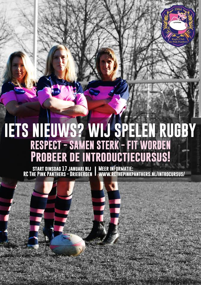 Flyer Introductiecursus Dames Rugby